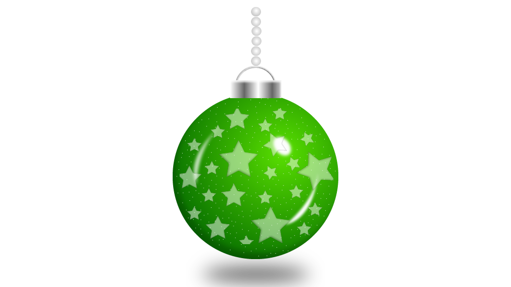 Glass Ornament - Light Green